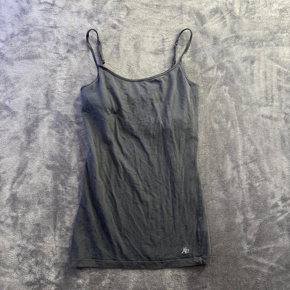Aeropostale Stretch Cami Tank Top Women's Medium Black